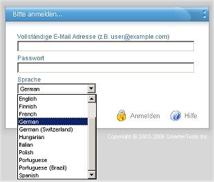 SmarterMail 4 WebMail Login