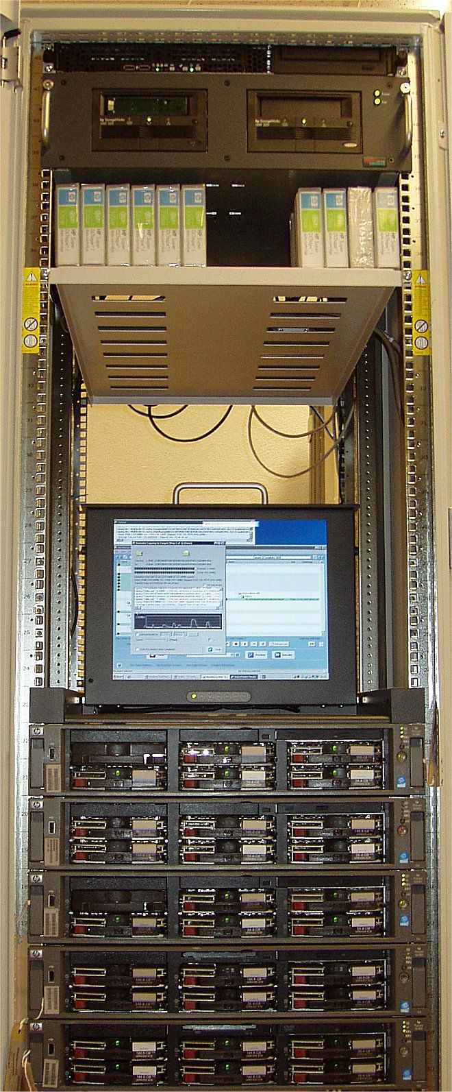 Das Powerrack, mit ber 35 GHz CPU-Leistung, von PleskHost Switzerland