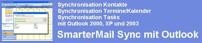 SmarterMail Synchronisation mit Outlook