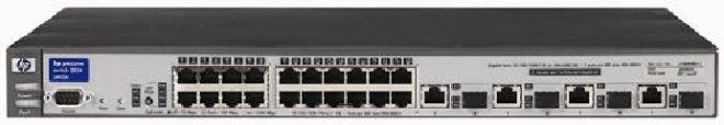 HP ProCurve Gigabit-Switch 2824 von PleskHost Switzerland